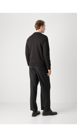Hoodie Calvin Klein Monologo Crew Negro