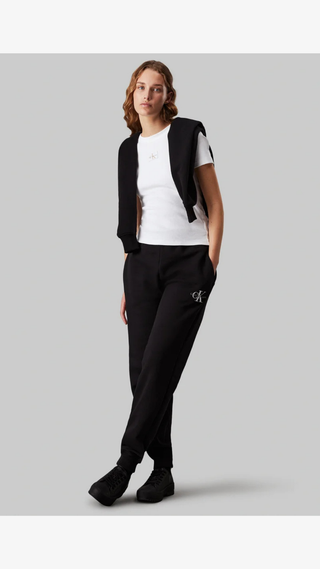 Pantalon Calvin Klein Monologo Leg Pant Negro