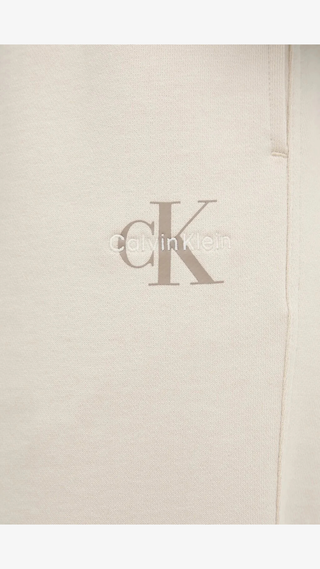 Pantalon Calvin Klein Monologo Leg Pan Beige