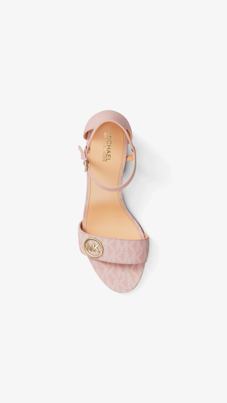 Tacones Michael Kors hannah block heel sandals Rosa