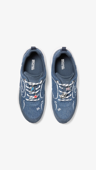 Zapatilla Michael Kors jett trainer Azul