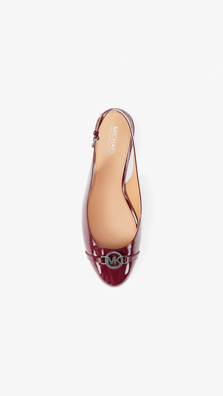 Tacones Michael Kors dori sling flat Carmesi