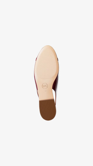 Tacones Michael Kors dori sling flat Carmesi