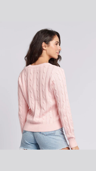 Sweater US Polo crew neck Rosado