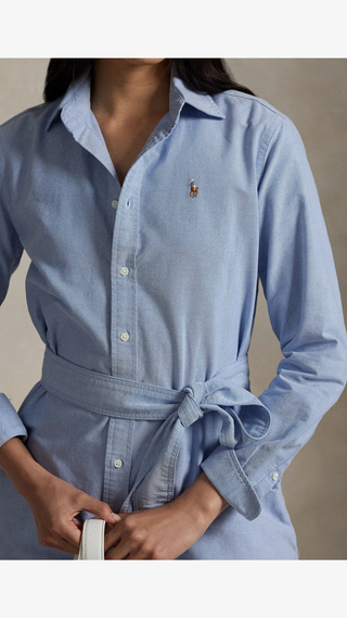 Vestido Polo Ralph Lauren chambray dress Jean Celeste