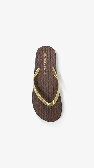 Alpargatas Michael Kors flip flops Marron
