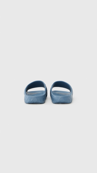 Chancletas Coach molded slide Celeste