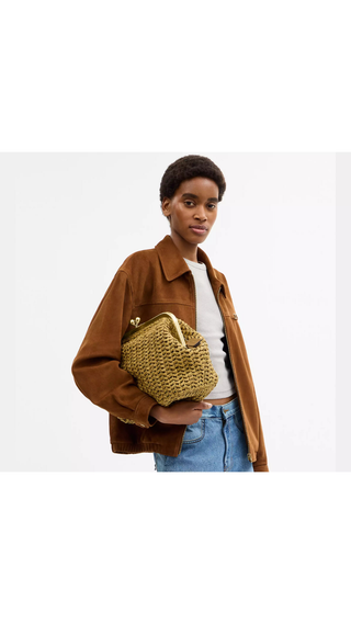 Bolso Coach Kisslock 27 Oliva