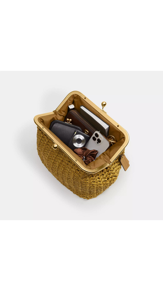 Bolso Coach Kisslock 27 Oliva