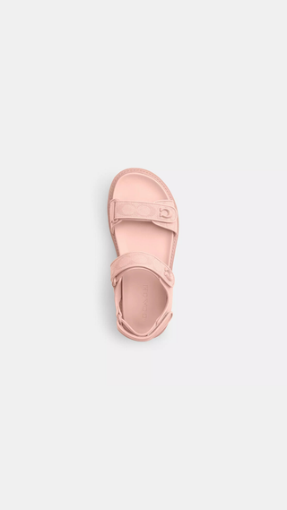 Sandalias Coach Brynn Signature Sandal Candy Rosado