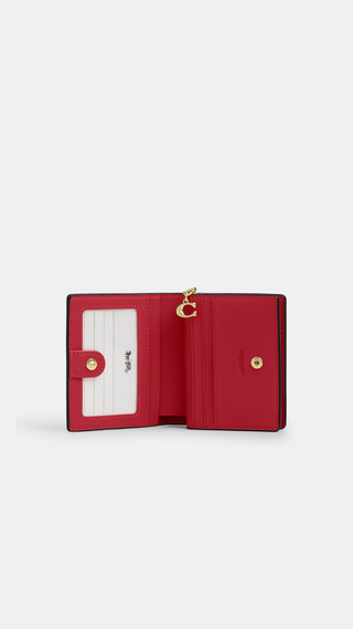 Cartera Coach SNAP WALLET Rojo