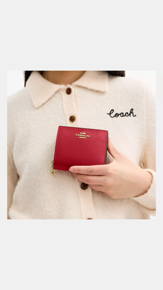 Cartera Coach SNAP WALLET Rojo
