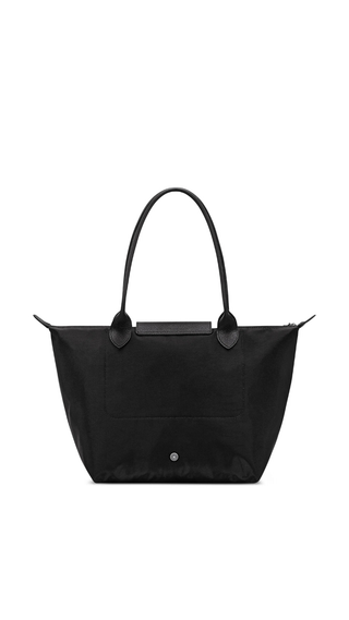 Bolso Long Champ Nylon Asas Largas Todo Negro