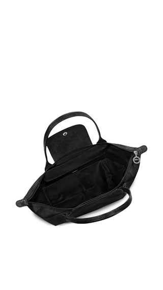 Bolso Long Champ Nylon Asas Largas Todo Negro