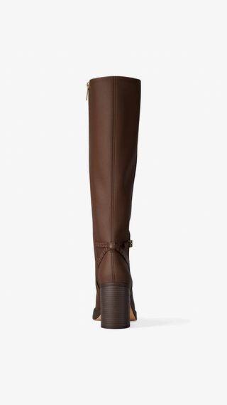 Botas Michael Kors Kacey Block Heel Boot Nuez Moscada