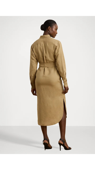 Sobretodo Polo Ralph Lauren Linen-blend shirtdress Beige