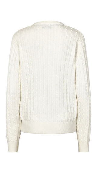 Sweater US Polo Short Sleeve Srew Sable Blanco