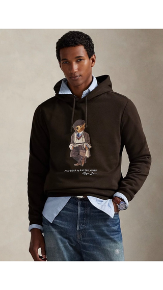 Hoodie Polo Ralph Lauren Polo bear heritage Café