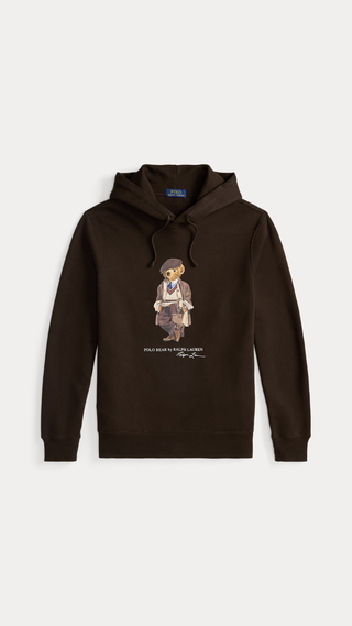 Hoodie Polo Ralph Lauren Polo bear heritage Café