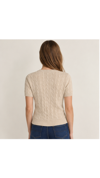Sweater US Polo As crew baby cable Beige