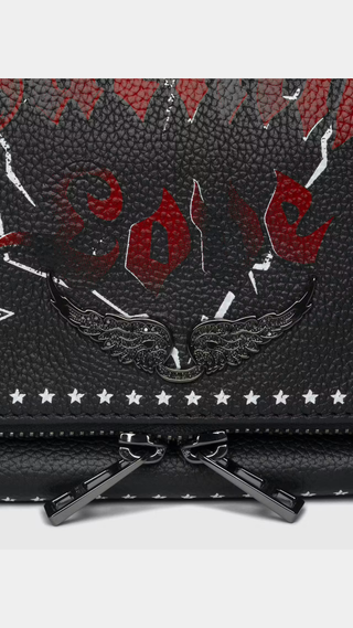 Bolso Zadig Voltaire Rock Large Negra Bicolor