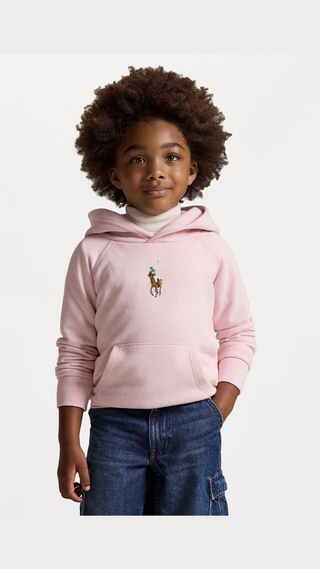 Hoodie Polo Ralph Lauren Big Pony hoodie Rosa