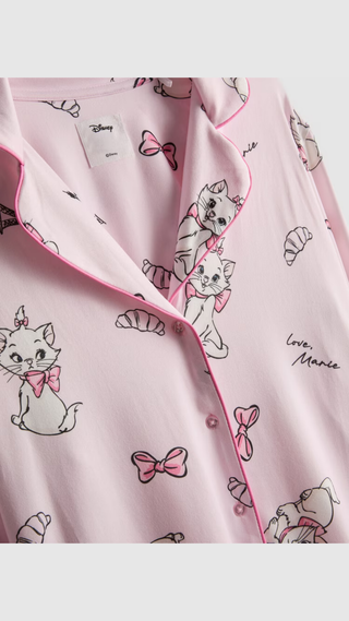 Pijama Primark Gata Marie Rosa
