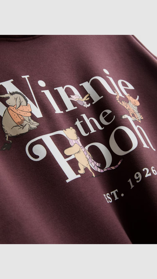 Poleron Primark Winnie the Pooh Purpura