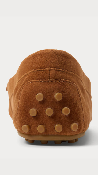Mocasin Polo Ralph Lauren Barnsbury Suede Loafers Marron Claro