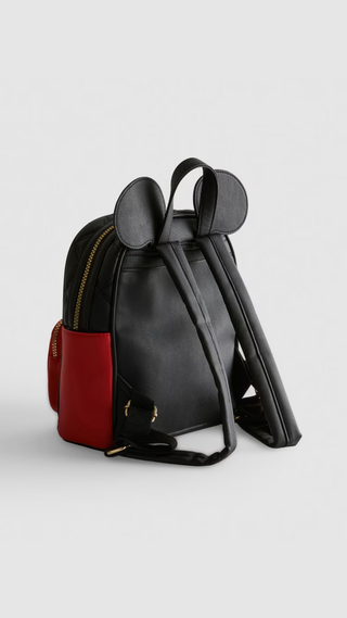 Mochila Primark Mickey Mouse Quilted Rojo y Negro