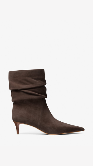 Botines Michael Kors Dawn Heeled Chocolate