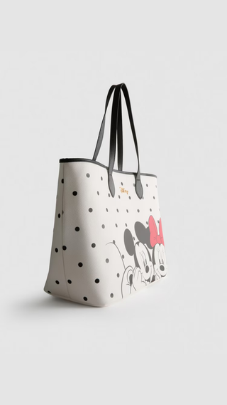 Bolso de Viaje Primark Mickey Mouse Blanco y Negro