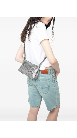 Morral Zadig Voltaire Sunny Moody Plateado