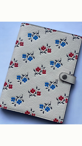 NOTEBOOK CUADERNO COACH FLOWERS