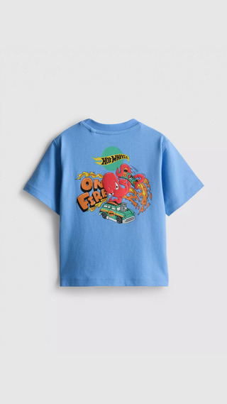Camiseta Primark Hotwheels Azul