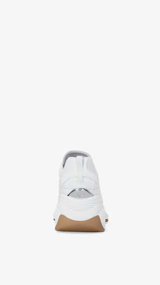 Zapatillas Michael Kors Kaia Mixed-Media Trainer Optic Blanco