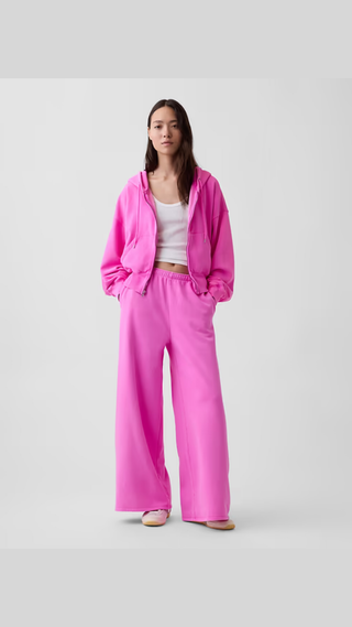 Baggy Sweatpants Gap Vintagesoft Neon Pink