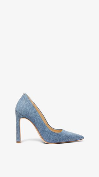 Tacones Michael Kors Amara Demin Pump Celeste