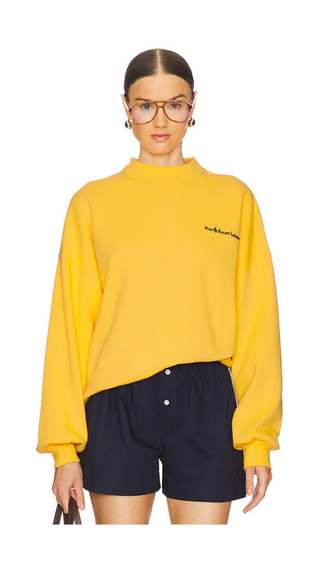 Hoodie Ralph Lauren Oversize Fleece Crewneck Amarillo