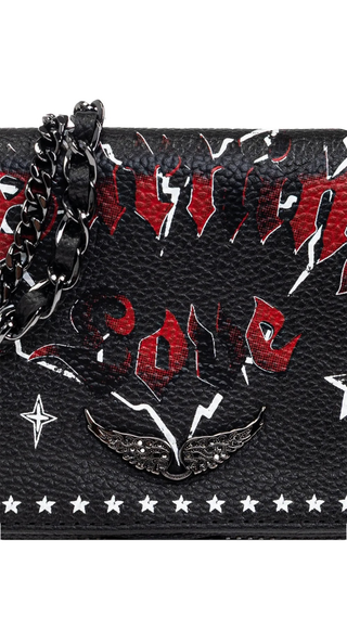 Cartera Zadig voltaire Rock Pequeña Negro Bicolor