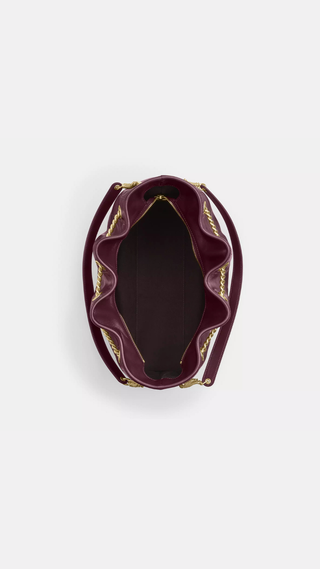Cartera Coach Evelyn Shoulder Bag Dark Wine