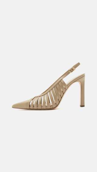 Tacones Michael Kors Adriana High Hiil Caqui