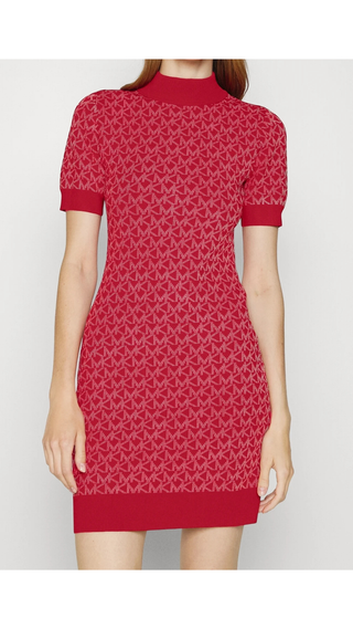 Vestido Michael Kors con puntos Rojo