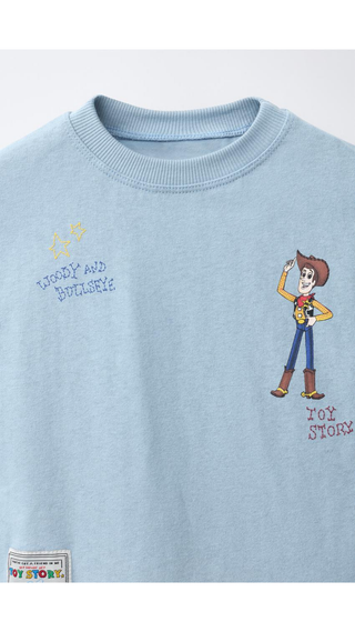 Camiseta Zara Toy Story Celeste