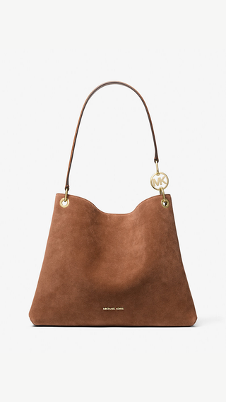 Cartera Michael Kors Christina Large Suede Shoulder Luggage