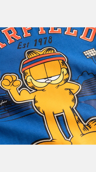 Polera Pepco Manga Larga Garfield Azul
