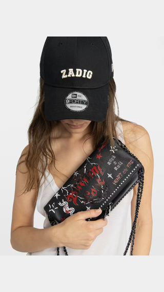 Bolso Zadig Voltaire Rock Large Negra Bicolor