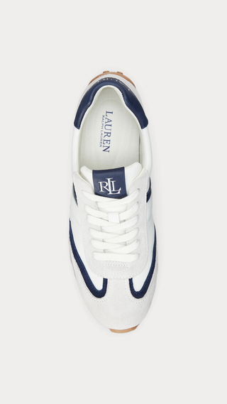Zapatilla Polo Ralph Lauren Dani Sneaker Blanco & Azul