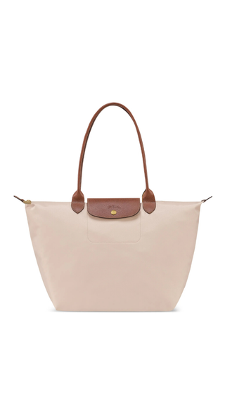 Cartera LongChamp Asas Largas Blanca