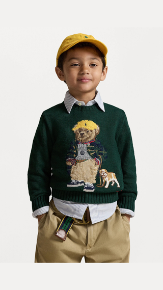 Sweater Polo Ralph Lauren Bear Verde